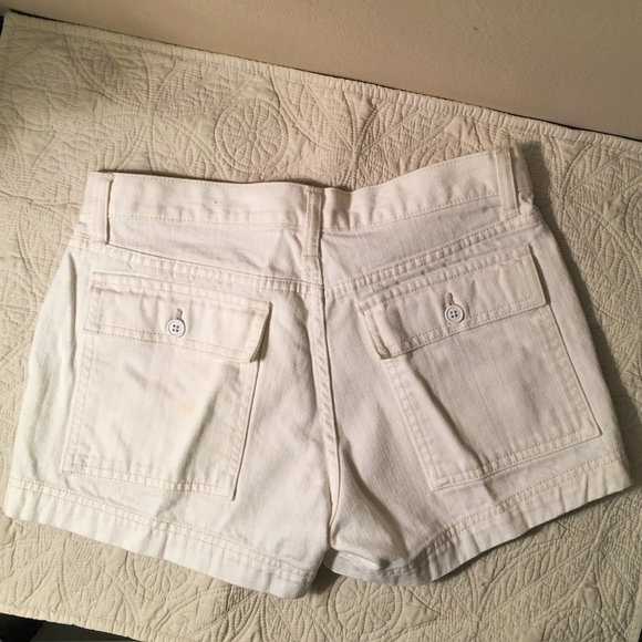 GAP JEANS Antique White Multi-Pocket 3" Shorts - Picture 5 of 7